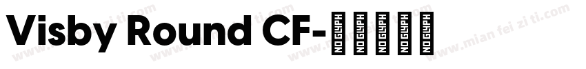 Visby Round CF字体转换